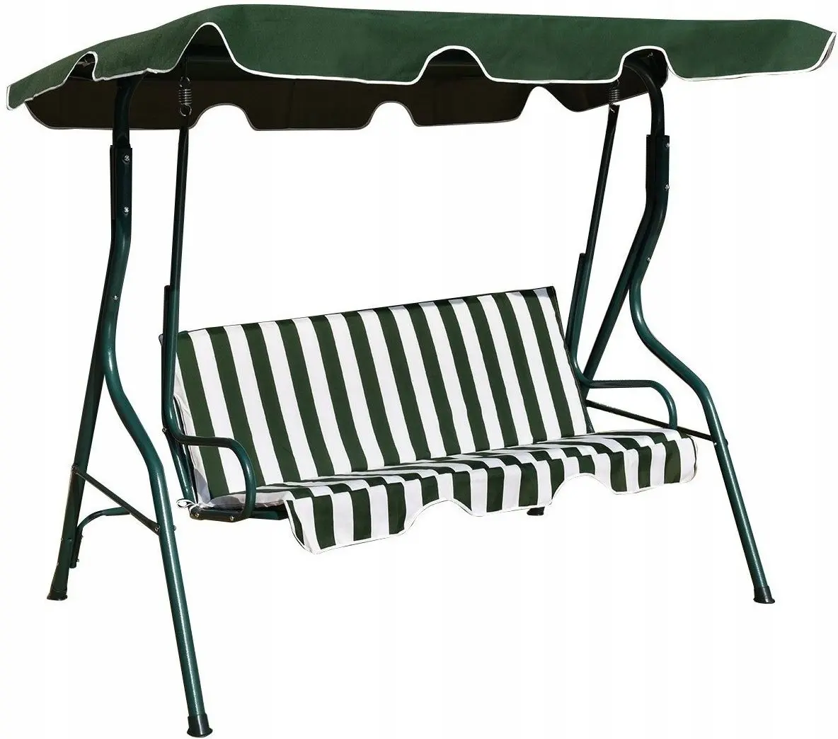 Scaun balansoar Costway OP70491GN (White/Green)