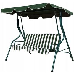 Scaun balansoar Costway OP70491GN (White/Green) Thumb