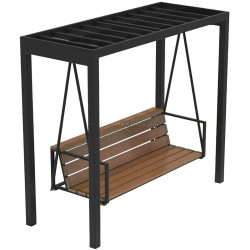 Садовые качели DastimArt 764 (Natural/Black)