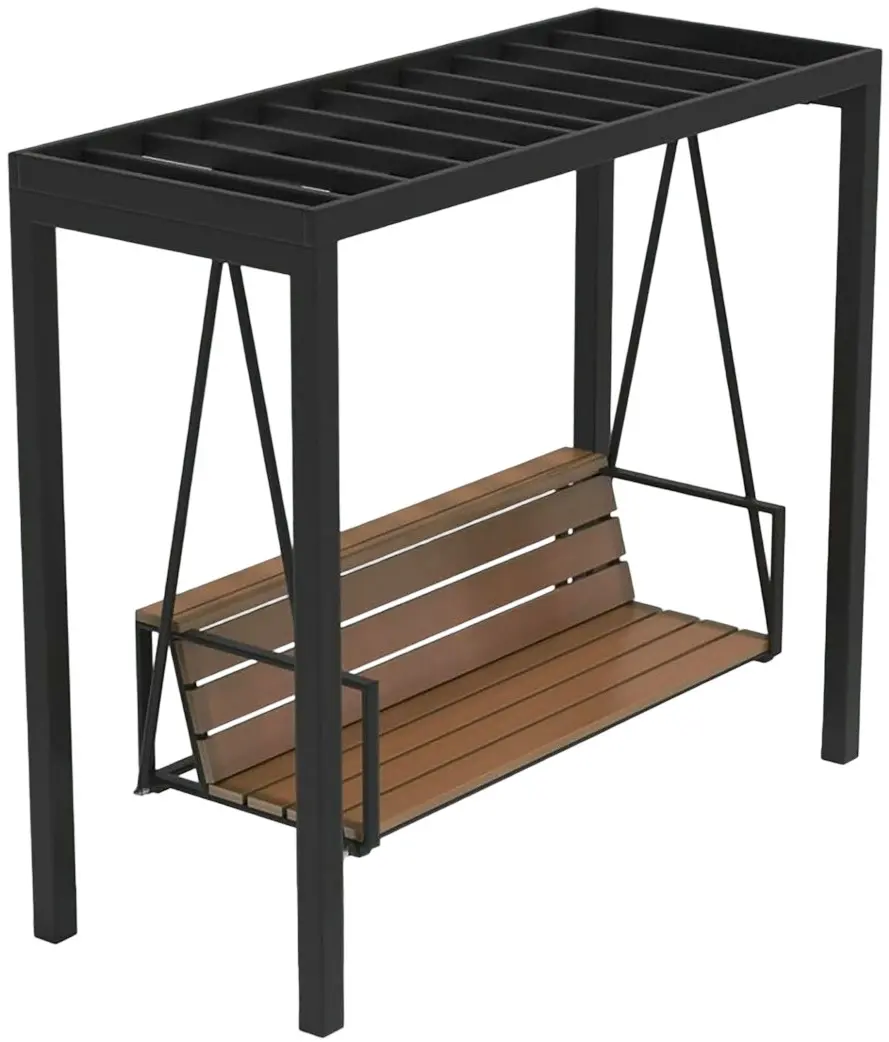 Садовые качели DastimArt 764 (Natural/Black)