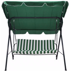 Scaun balansoar cu tent DeHome Joy L2000 (Green/White) Thumb