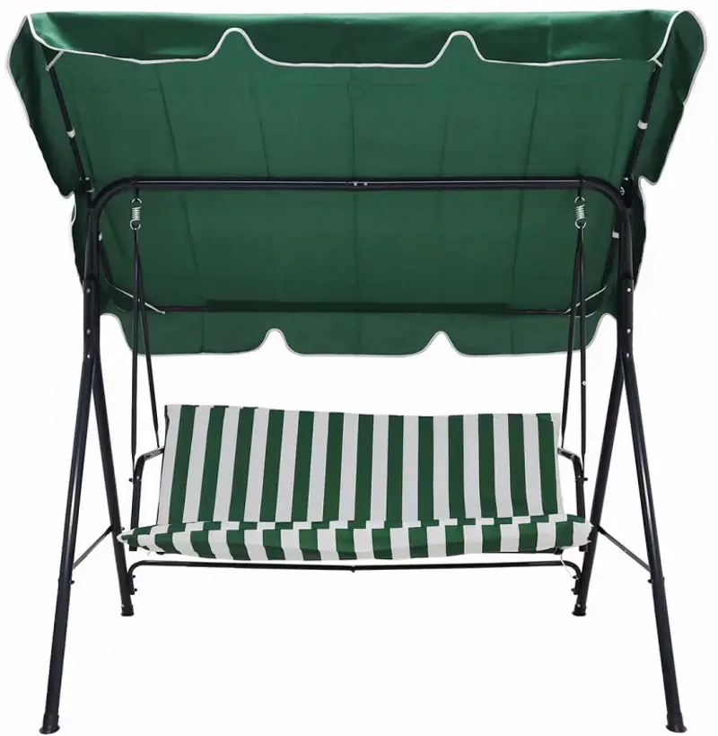 Scaun balansoar cu tent DeHome Joy L2000 (Green/White)