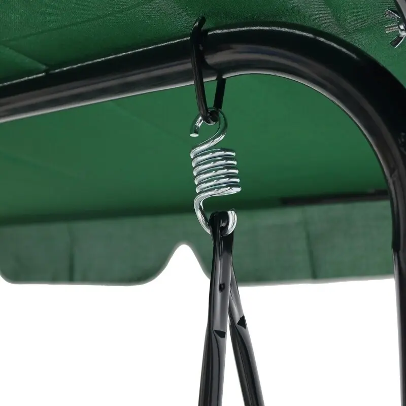 Scaun balansoar cu tent DeHome Joy L2000 (Green/White)