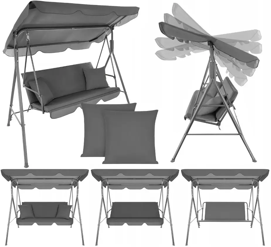 Садовые качели Funfit Garden 4462 (Grey) - 10