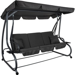 Скамья-качели с тентом FunFit Garden Luxury 4463 (Grey) Thumb