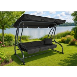 Скамья-качели с тентом FunFit Garden Luxury 4463 (Grey)