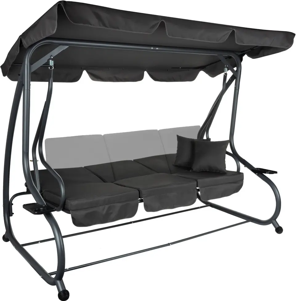 Скамья-качели с тентом FunFit Garden Luxury 4463 (Grey)