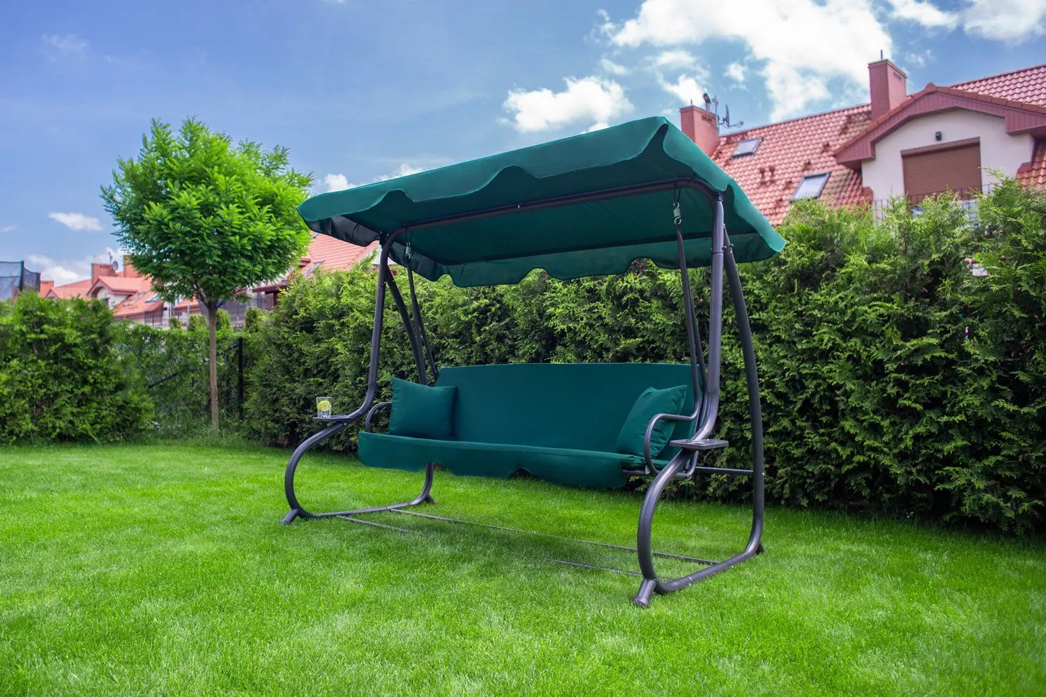 Scaun balansoar FunFit Garden Relax Plus 181 (Green)