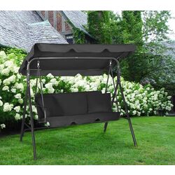 Scaun balansoar FunFit Garden Relax 4067 (Black)