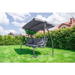 Скамья-качели с тентом FunFit Garden Relax Plus 1604 (Grey) Thumb