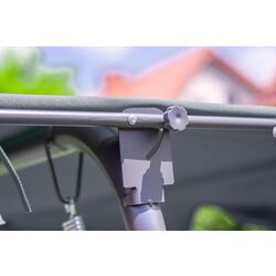 Скамья-качели с тентом FunFit Garden Relax Plus 1604 (Grey) Thumb