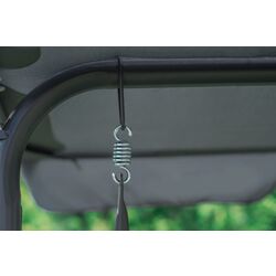 Скамья-качели с тентом FunFit Garden Relax Plus 1604 (Grey) Thumb