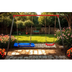 Качели GardenLine KRE1111 (Red/Green) Thumb