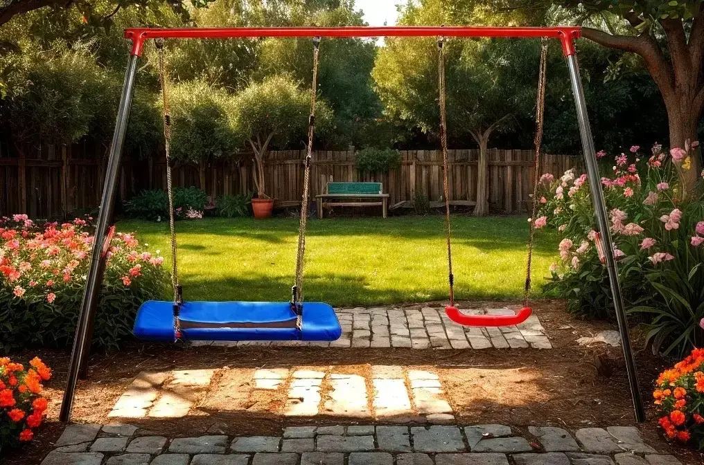 Качели GardenLine KRE1111 (Red/Green)