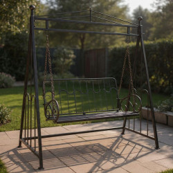 Scaun balansoar GardenLine GOM1418 (Black) Thumb