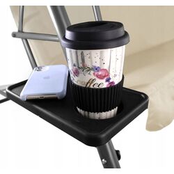 Скамья-качели с тентом GardenLine KRE0735 (Beige/Grey) Thumb