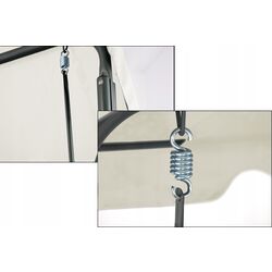 Скамья-качели с тентом GardenLine KRE0735 (Beige/Grey) Thumb