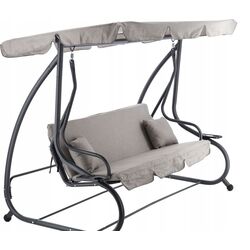 Скамья-качели с тентом GardenLine KRE3095 (Anthracite) Thumb