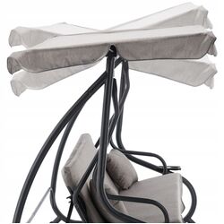 Скамья-качели с тентом GardenLine KRE3095 (Anthracite) Thumb