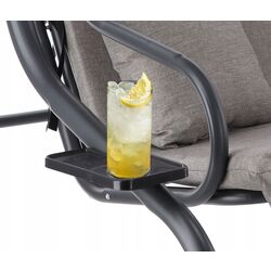 Скамья-качели с тентом GardenLine KRE3095 (Anthracite) Thumb