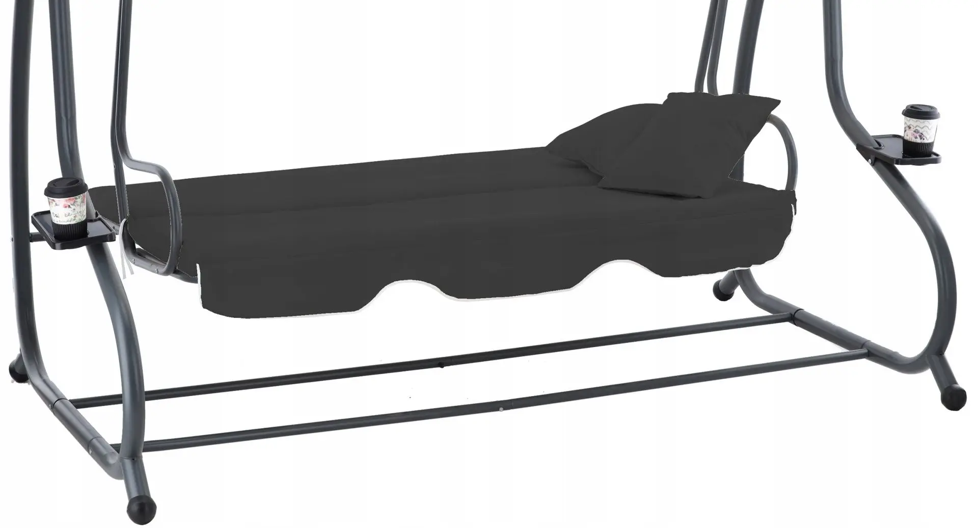 Скамья-качели с тентом GardenLine KRE3101 (Anthracite)