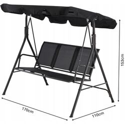 Scaun balansoar GardenLine KRE3118 (Black) Thumb