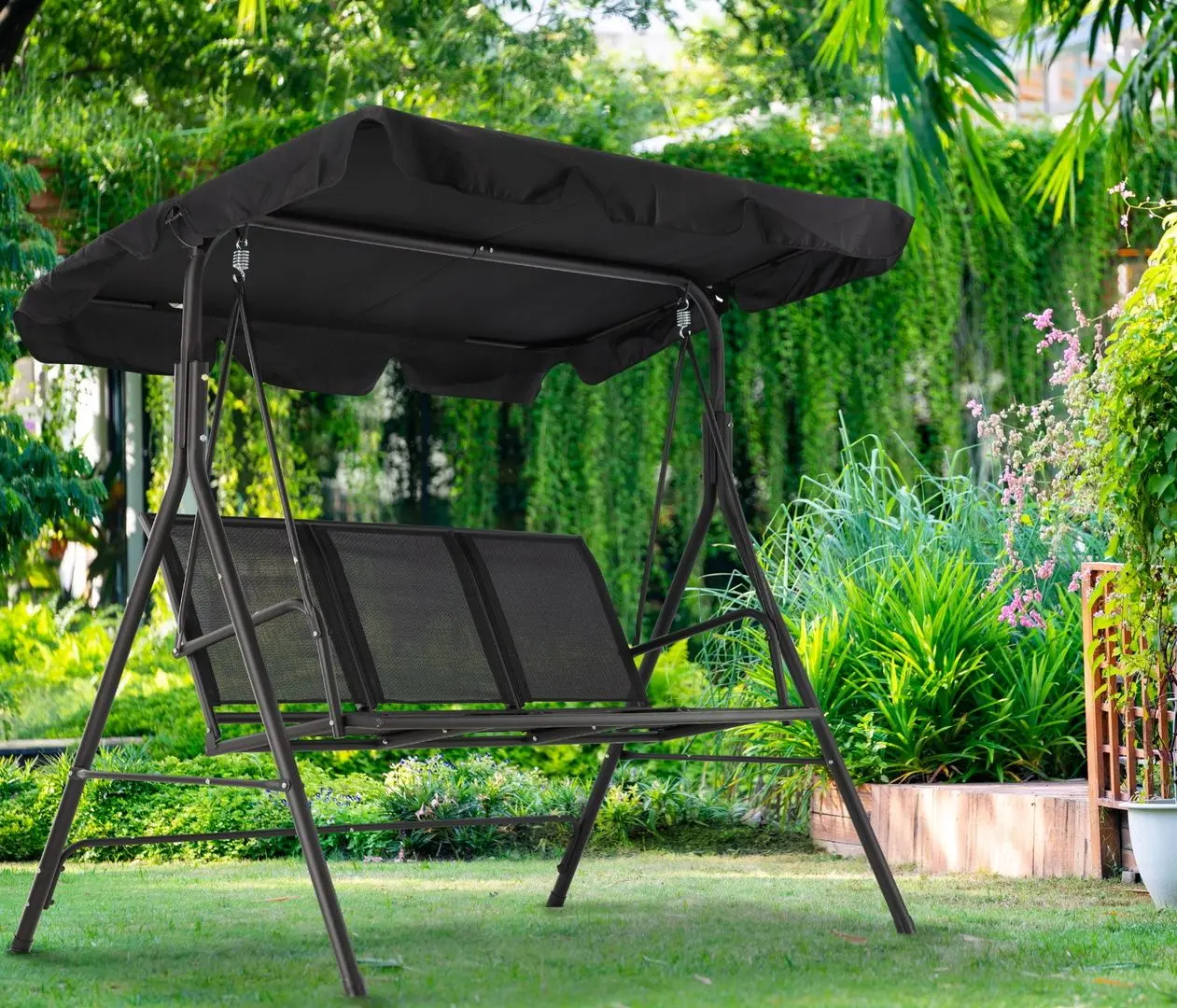 Scaun balansoar GardenLine KRE3118 (Black)