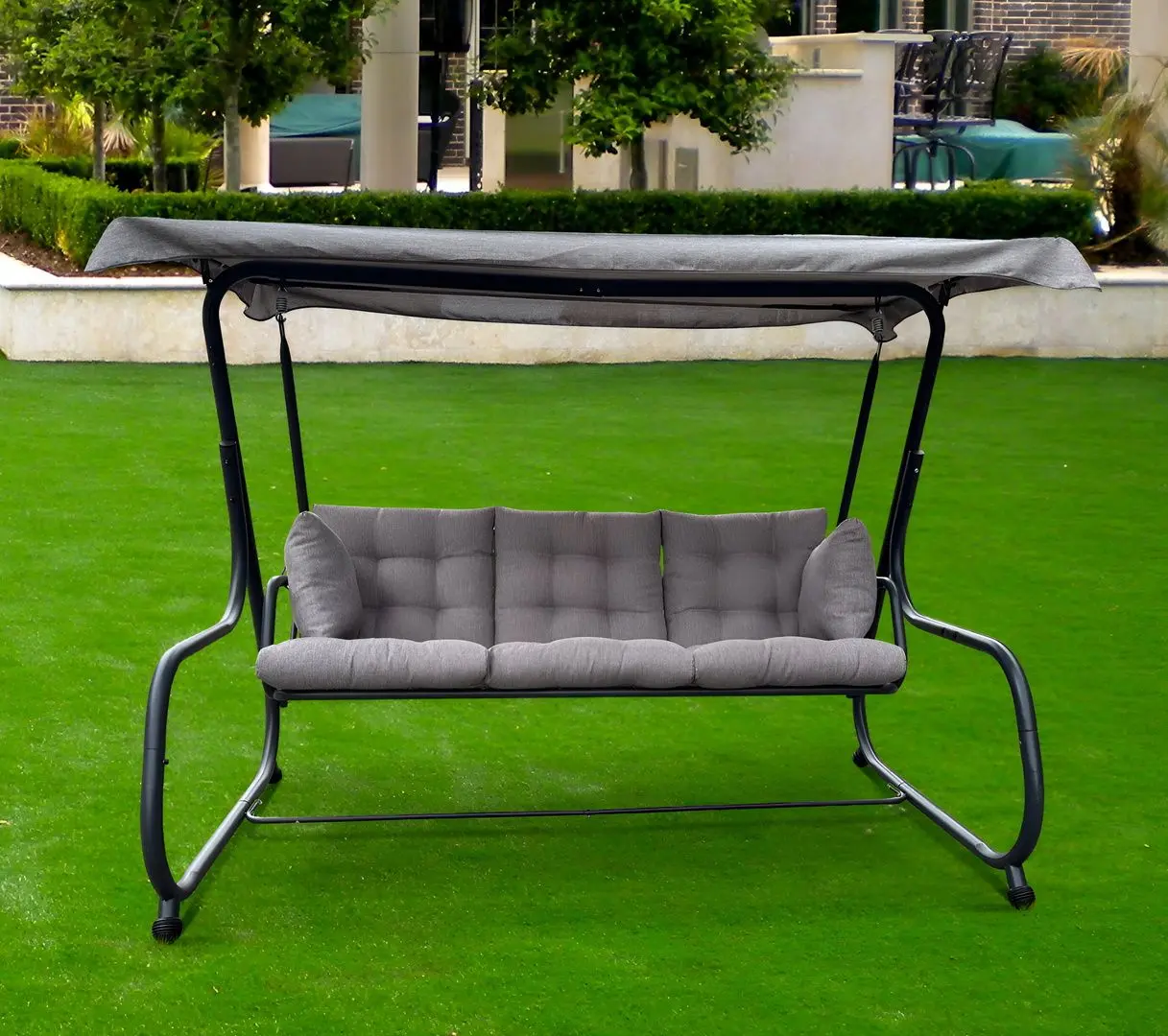 Scaun balansoar GardenLine KRE3125 (Grey/Black)