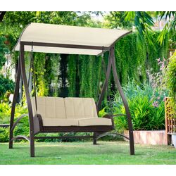 Scaun balansoar GardenLine KRE3132 (Beige/Brown)