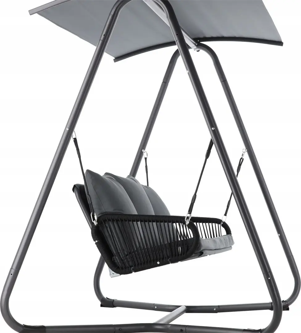 Скамья-качели с тентом GardenLine KRE3149 (Grey)