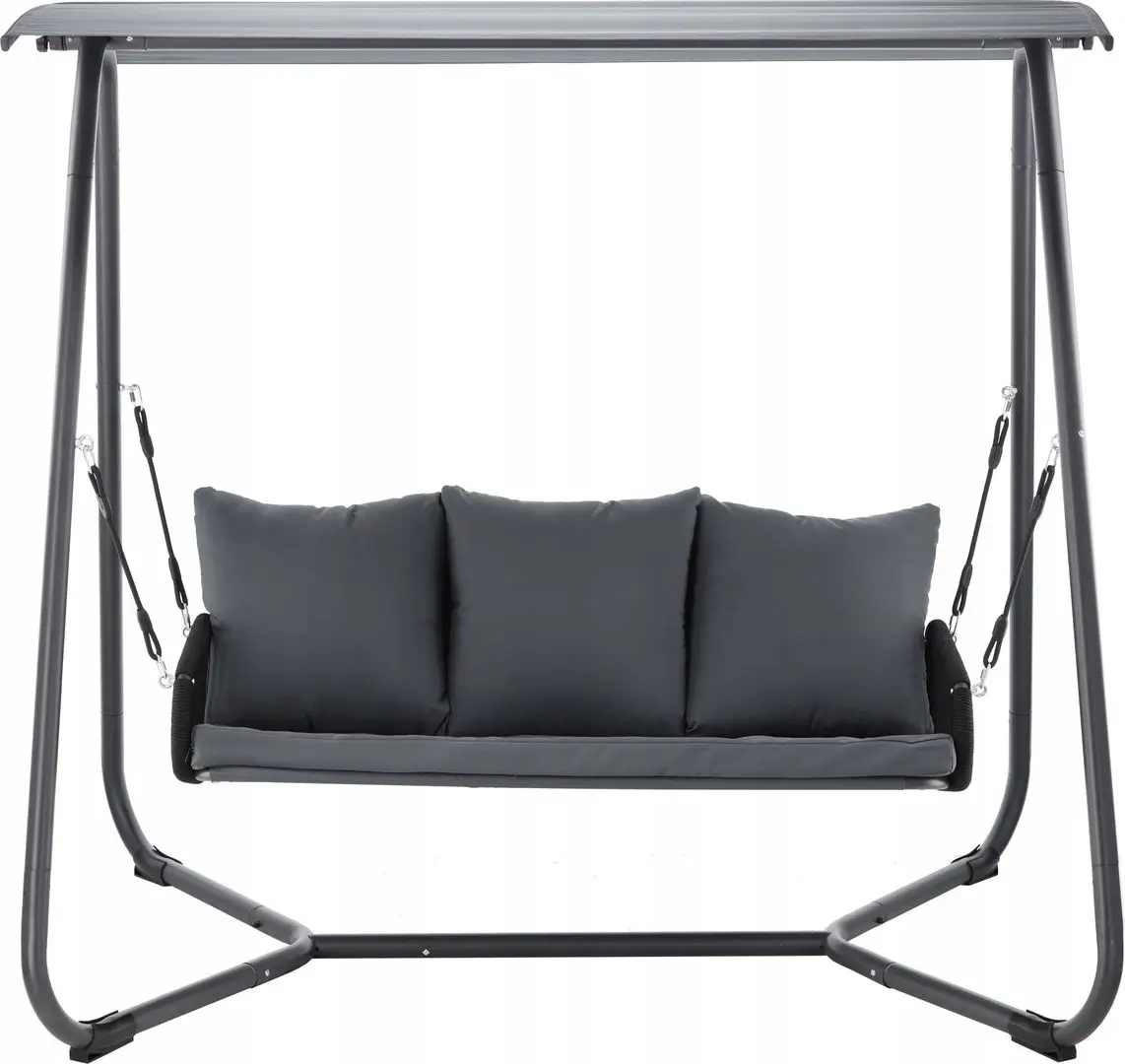 Скамья-качели с тентом GardenLine KRE3149 (Grey)