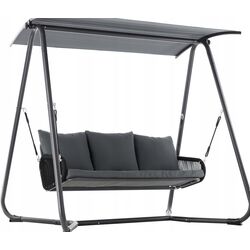 Скамья-качели с тентом GardenLine KRE3149 (Grey) Thumb