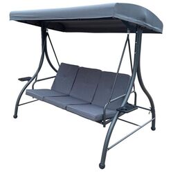 Скамья-качели с тентом GardenLine KRE3156 (Grey) Thumb