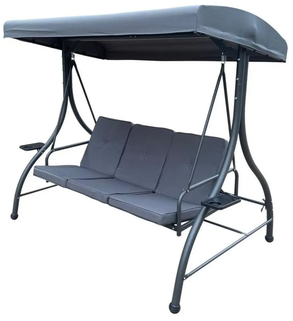 Скамья-качели с тентом GardenLine KRE3156 (Grey) - 2