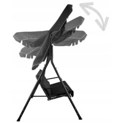 Scaun balansoar GardenLine KRE5422 (Grey) Thumb