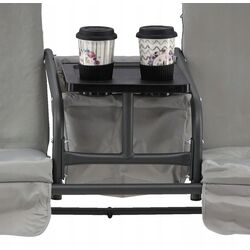 Скамья-качели с тентом GardenLine KRE6762 (Grey/Black) Thumb
