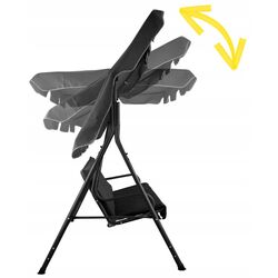 Scaun balansoar GardenLine KRE9689 (Black) Thumb