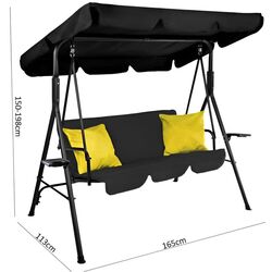 Scaun balansoar GardenLine KRE9689 (Black) Thumb