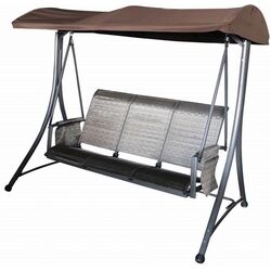 Скамья качели с тентом Hecht Berlin Honey (Grey/Maro)