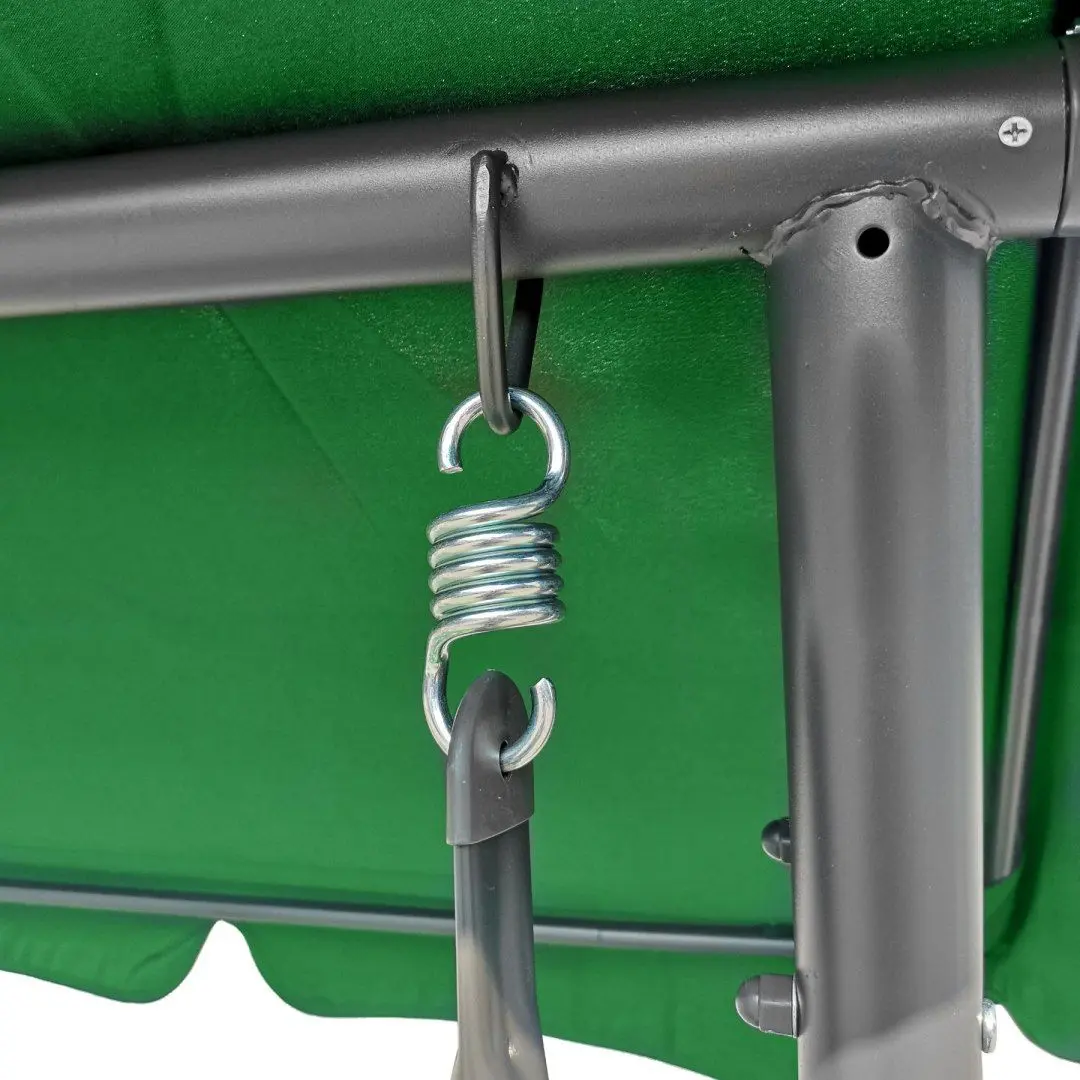 Скамья-качели с тентом 2в1 Ramiz Swing Seat Braid (Green Butterflies)