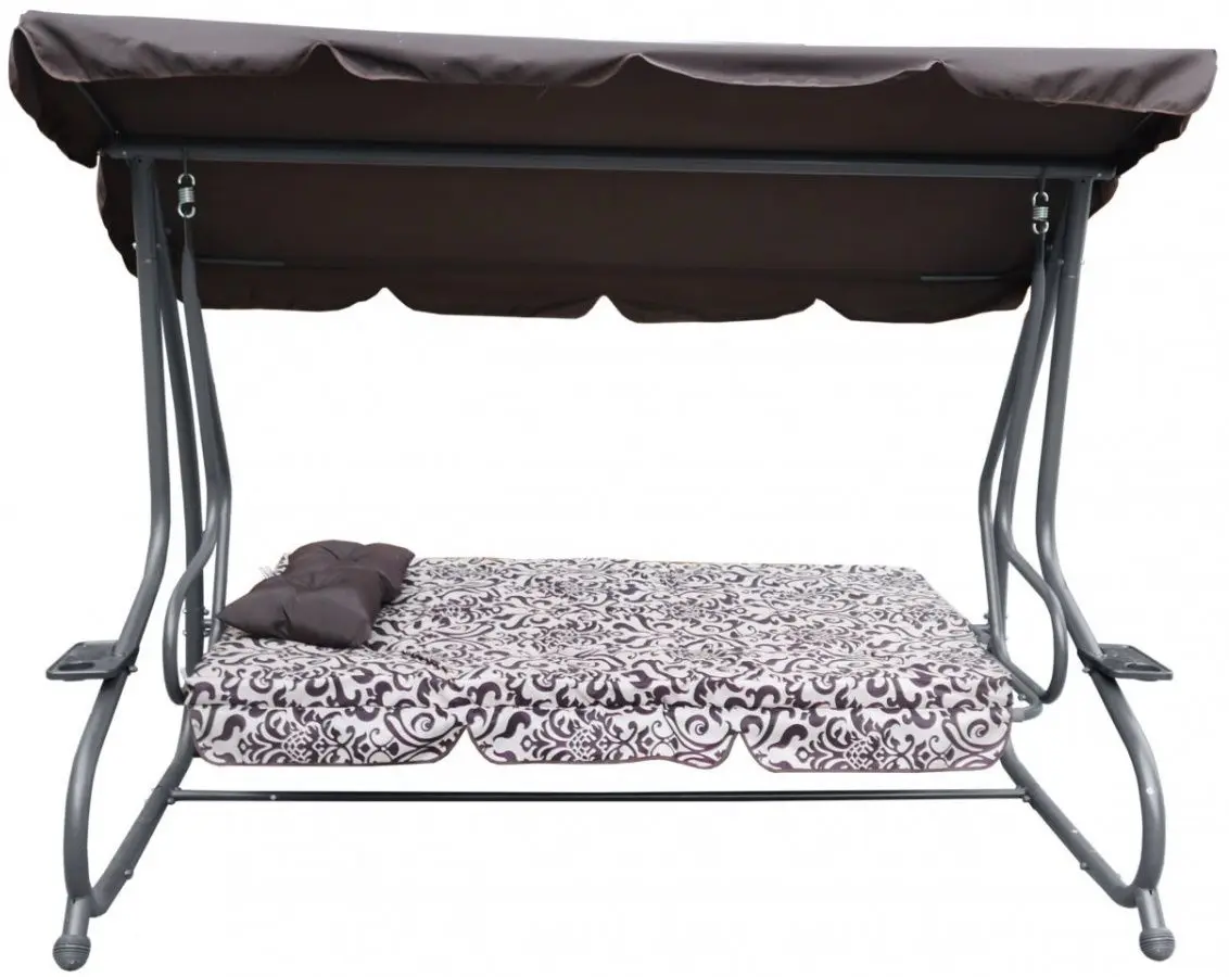 Scaun balansoar 2in1 Ramiz Swing Seat Textylina (Pattern Brown)