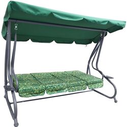 Скамья-качели с тентом 2в1 Ramiz Swingchair 8078 Z (Pattern Green) Thumb