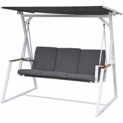 Садовые качели Jumi OM-318878 (White/Dark Grey) Thumb