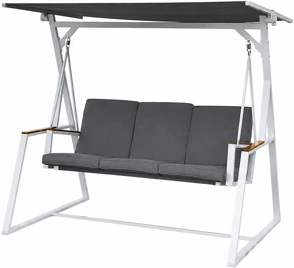 Садовые качели Jumi OM-318878 (White/Dark Grey) - 2