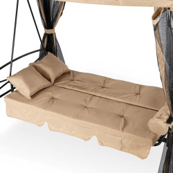 Садовые качели Mebel Elite Carmen (Beige/Black) Thumb