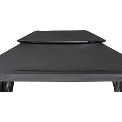 Садовые качели Mebel Elite Carmen (Black/Grey) Thumb