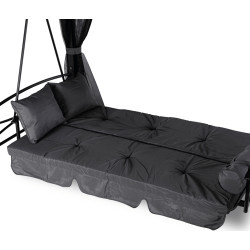 Садовые качели Mebel Elite Carmen (Black/Grey) Thumb