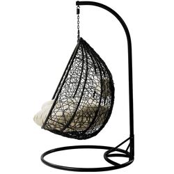 Fotoliu-cocon Mirjan24 Lima/Olivia (Black/Cream) Thumb