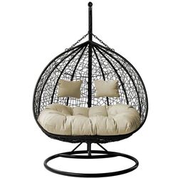 Кресло-кокон Mirjan24 Lima/Olivia (Black/Cream)