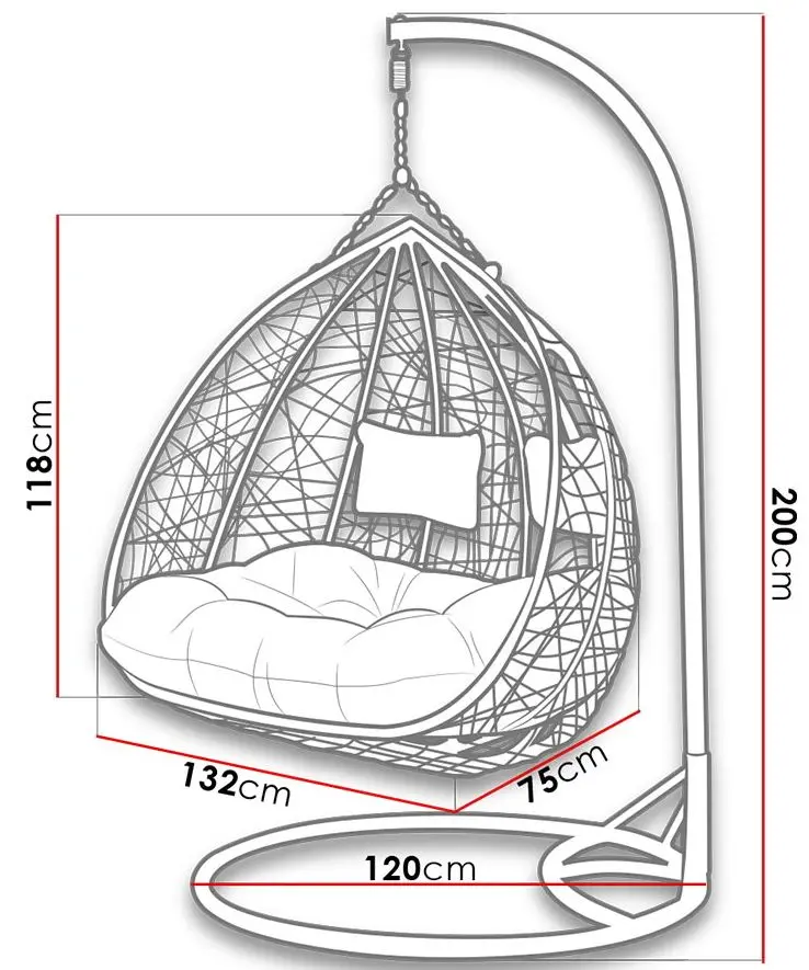 Кресло-кокон Mirjan24 Lima/Olivia (Gray) - 5